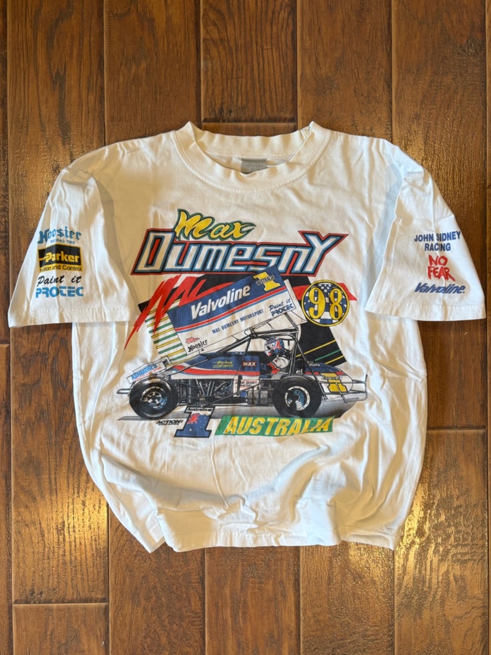 Vintage 90s Max Dumesney Racing Shirt